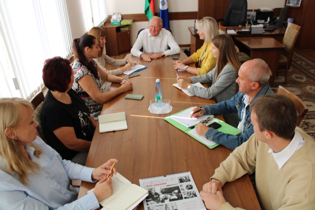 Встреча с представителями студенческого профкома 3 ведущих вузов города прошла в Гродненском областном объединении профсоюзов