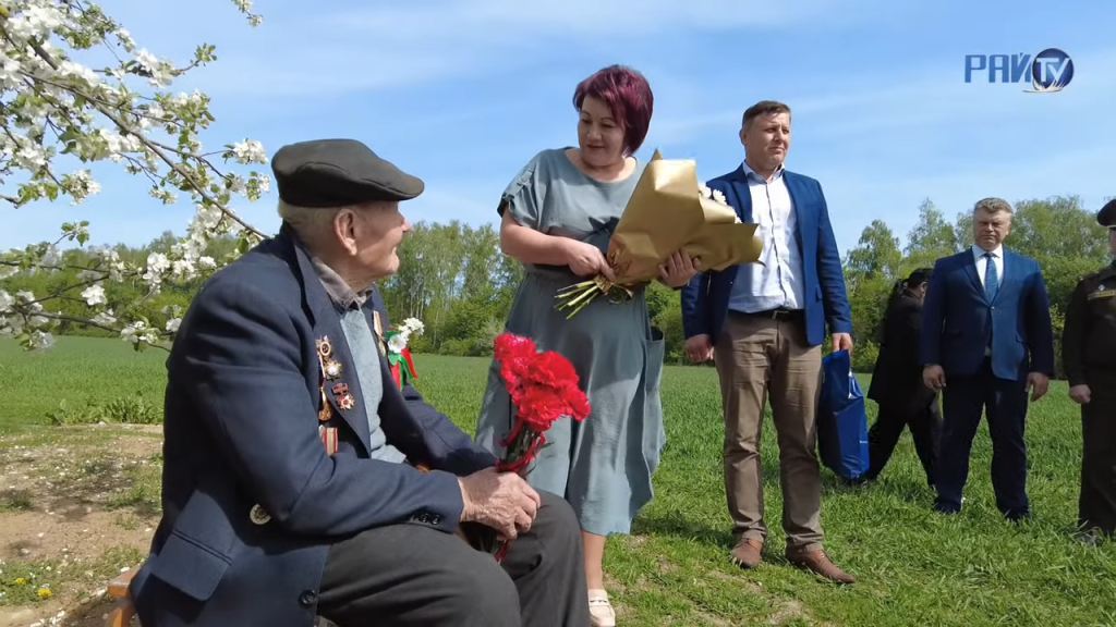 Гродненский областной профсоюз здравоохранения присоединился к поздравлениям ветерана войны Ивана Терещенко